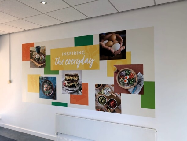 Fresh-pak Chilled Foods interior wall graphics